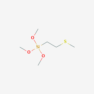 molecular formula C6H16O3SSi B14465129 Trimethoxy[2-(methylsulfanyl)ethyl]silane CAS No. 66785-19-1