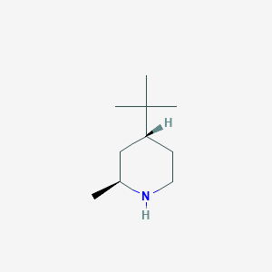 molecular formula C10H21N B14465163 (2S,4R)-4-tert-Butyl-2-methylpiperidine CAS No. 72036-78-3