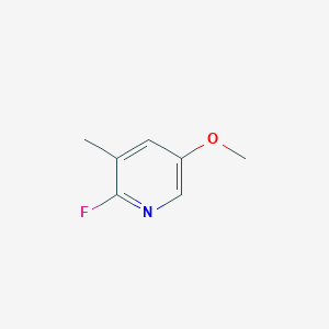 molecular formula C7H8FNO B1446517 2-氟-5-甲氧基-3-甲基吡啶 CAS No. 1228898-05-2