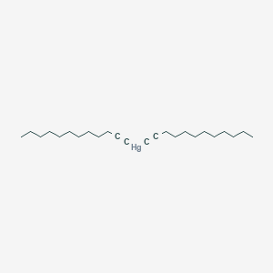 molecular formula C24H42Hg B14465297 Di(dodec-1-yn-1-yl)mercury CAS No. 69775-82-2