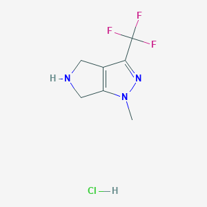 1,4,5,6-Tetrahydro-1-methyl-3-(trifluoromethyl)pyrrolo-[3,4-c]-pyrazole hydrochloride
