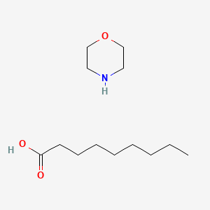 molecular formula C13H27NO3 B14465358 Pelargonic acid, morpholine salt CAS No. 67952-98-1