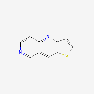 molecular formula C10H6N2S B14465384 Thieno[3,2-b][1,6]naphthyridine CAS No. 66794-97-6