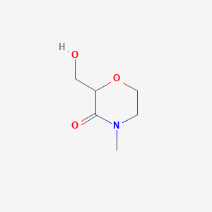 2-(Hydroxymethyl)-4-methylmorpholin-3-one