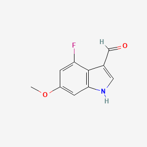 4-Fluoro-6-methoxy-indole-3-carboxyaldehyde