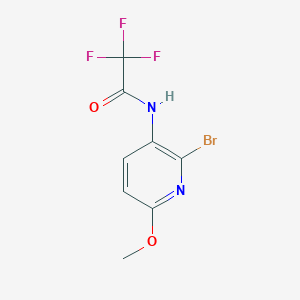 N-(2-Bromo-6-methoxypyridin-3-yl)-2,2,2-trifluoro-acetamide