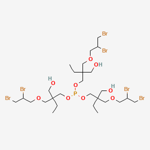 molecular formula C27H51Br6O9P B14465581 Tris(trimethylolpropane mono(2,3-dibromopropylether)) phosphite CAS No. 68555-84-0