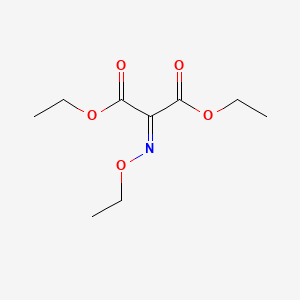 molecular formula C9H15NO5 B14465598 Propanedioic acid, (ethoxyimino)-, diethyl ester CAS No. 69740-43-8