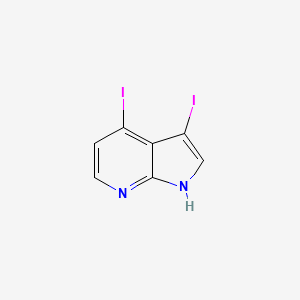 molecular formula C7H4I2N2 B1446560 3,4-Diiodo-7-azaindole CAS No. 1352397-06-8