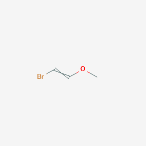 molecular formula C3H5BrO B14465628 1-Bromo-2-methoxyethene CAS No. 73015-50-6