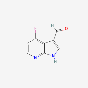 4-Fluoro-1H-pyrrolo[2,3-b]pyridine-3-carbaldehyde