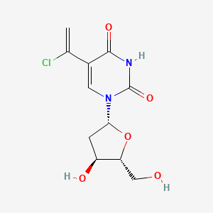 molecular formula C11H13ClN2O5 B14465669 5-(1-Chlorovinyl)-dUrd CAS No. 69304-46-7