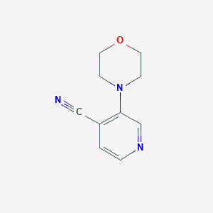 molecular formula C10H11N3O B1446568 3-(Morpholin-4-yl)pyridine-4-carbonitrile CAS No. 1461707-01-6