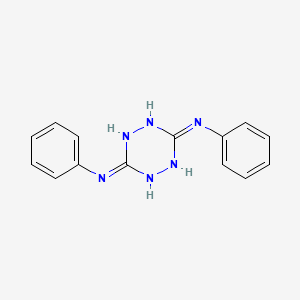 molecular formula C14H14N6 B14465684 n,n'-Diphenyl-1,4-dihydro-1,2,4,5-tetrazine-3,6-diamine CAS No. 71123-44-9