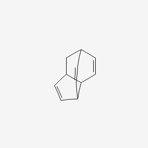 molecular formula C11H12 B14465719 1,3a,6,8a-Tetrahydro-1,6-methanoazulene CAS No. 67735-77-7
