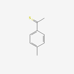 molecular formula C9H10S B14465760 1-(4-Methylphenyl)ethanethione CAS No. 68099-10-5