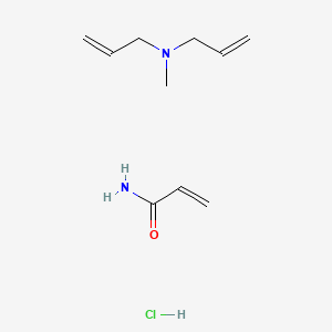 molecular formula C10H19ClN2O B14465896 N-methyl-N-prop-2-enylprop-2-en-1-amine;prop-2-enamide;hydrochloride CAS No. 68240-11-9