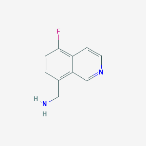 molecular formula C10H9FN2 B1446590 (5-Fluoroisoquinolin-8-yl)methanamine CAS No. 1369174-71-9