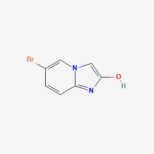 molecular formula C7H5BrN2O B1446592 6-溴咪唑并[1,2-a]吡啶-2-醇 CAS No. 1506471-03-9