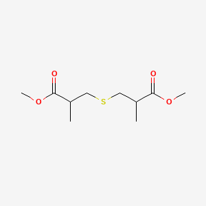 molecular formula C10H18O4S B14465946 Dimethyl 3,3'-thiobis(2-methylpropionate) CAS No. 72259-19-9