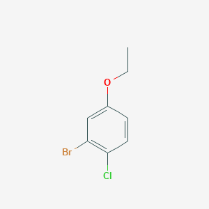 molecular formula C8H8BrClO B1446598 2-Bromo-1-chloro-4-ethoxybenzene CAS No. 1539442-68-6