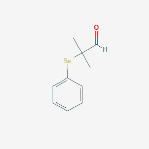 molecular formula C10H12OSe B14466018 Propanal, 2-methyl-2-(phenylseleno)- CAS No. 65946-61-4