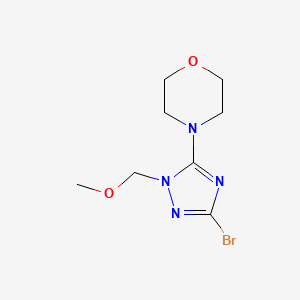 4-[3-bromo-1-(methoxymethyl)-1H-1,2,4-triazol-5-yl]morpholine