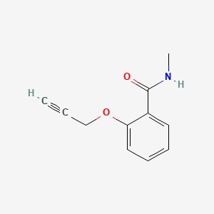 molecular formula C11H11NO2 B14466034 N-Methyl-2-[(prop-2-yn-1-yl)oxy]benzamide CAS No. 66362-35-4