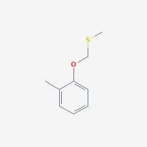 molecular formula C9H12OS B14466053 1-Methyl-2-[(methylsulfanyl)methoxy]benzene CAS No. 72064-66-5