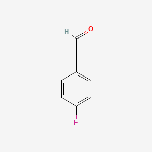 2-(4-Fluorophenyl)-2-methylpropanal