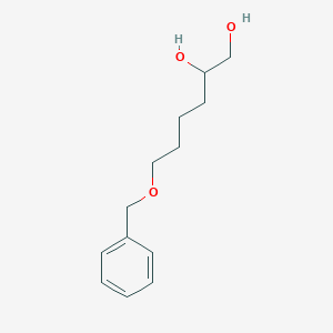 molecular formula C13H20O3 B14466134 6-(Benzyloxy)hexane-1,2-diol CAS No. 71998-68-0