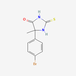 4-(4-bromophenyl)-4-methyl-2-sulfanyl-4,5-dihydro-1H-imidazol-5-one