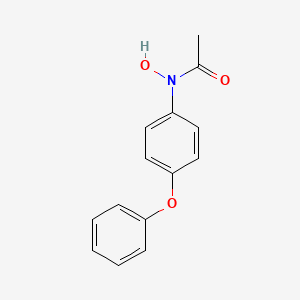 molecular formula C14H13NO3 B14466233 N-Hydroxy-N-(4-phenoxyphenyl)acetamide CAS No. 71708-92-4