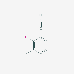 molecular formula C9H7F B1446629 1-Ethynyl-2-fluoro-3-methylbenzene CAS No. 1538321-99-1
