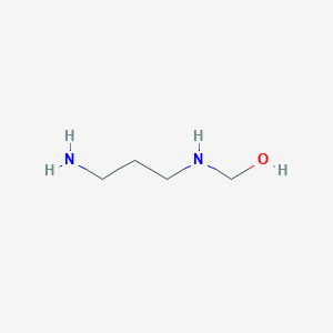 molecular formula C4H12N2O B14466303 [(3-Aminopropyl)amino]methanol CAS No. 66208-33-1