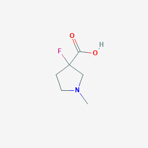 3-Fluoro-1-methylpyrrolidine-3-carboxylic acid