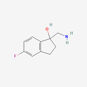 1-(Aminomethyl)-5-fluoro-2,3-dihydroinden-1-ol