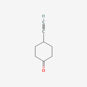 molecular formula C8H10O B1446652 4-Ethynylcyclohexan-1-one CAS No. 1549050-50-1