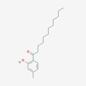 molecular formula C19H30O2 B14466528 1-(2-Hydroxy-4-methylphenyl)dodecan-1-one CAS No. 72724-26-6