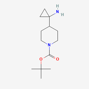 Tert-butyl 4-(1-aminocyclopropyl)piperidine-1-carboxylate