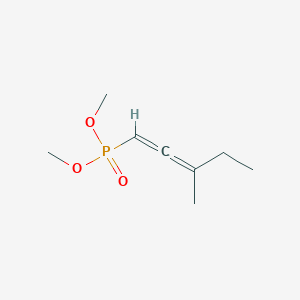 molecular formula C8H15O3P B14466723 Dimethyl (3-methylpenta-1,2-dien-1-yl)phosphonate CAS No. 66133-08-2