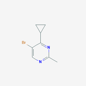 5-Bromo-4-cyclopropyl-2-methylpyrimidine