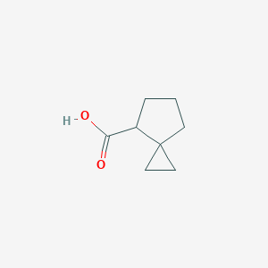 molecular formula C8H12O2 B1446677 Spiro[2.4]heptane-4-carboxylic acid CAS No. 1497476-15-9