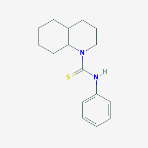 molecular formula C16H22N2S B14466804 N-Phenyloctahydroquinoline-1(2H)-carbothioamide CAS No. 67562-24-7