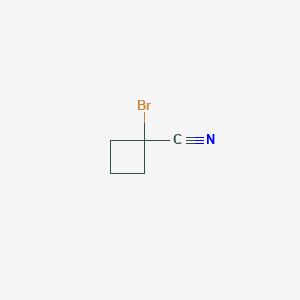 molecular formula C5H6BrN B1446683 1-Bromocyclobutane-1-carbonitrile CAS No. 39994-98-4