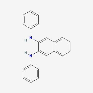 molecular formula C22H18N2 B14466862 N~2~,N~3~-Diphenylnaphthalene-2,3-diamine CAS No. 69905-74-4