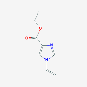 molecular formula C8H10N2O2 B14466864 Ethyl 1-ethenyl-1H-imidazole-4-carboxylate CAS No. 71925-05-8