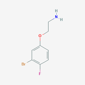 2-(3-Bromo-4-fluorophenoxy)ethan-1-amine