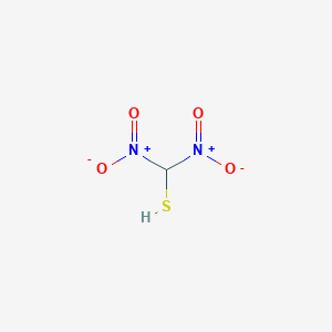 molecular formula CH2N2O4S B14466889 Dinitromethanethiol CAS No. 66584-61-0