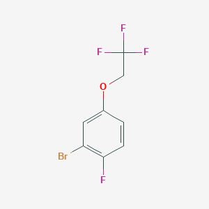 2-Bromo-1-fluoro-4-(2,2,2-trifluoroethoxy)benzene